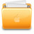 Folder apple with file
